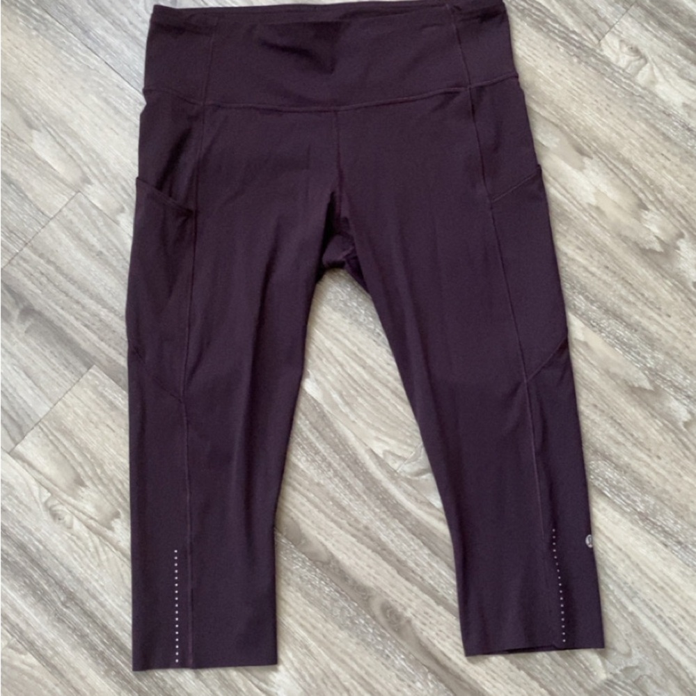 Women's purple Cropped Pants